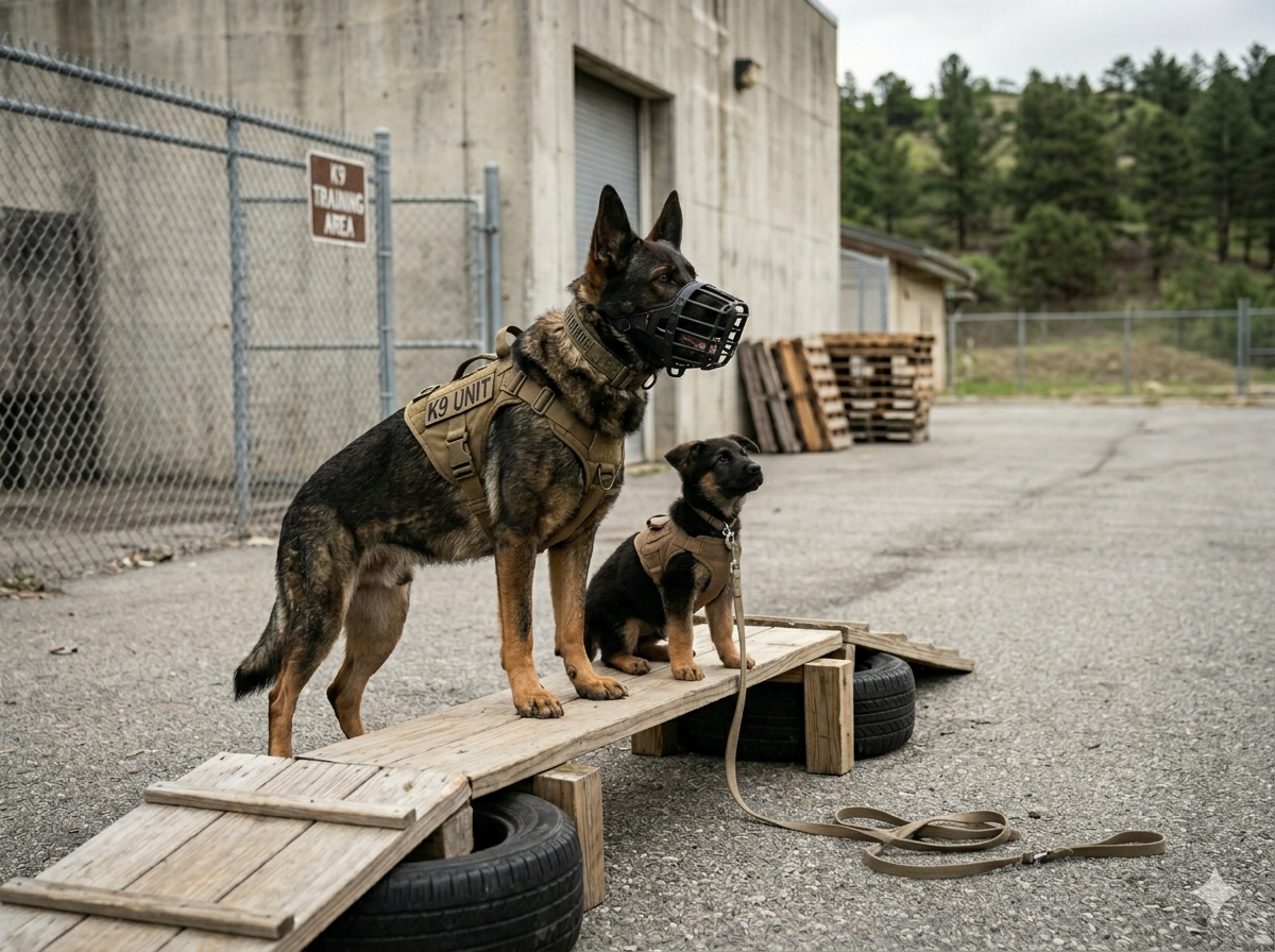 Army Dog Centre Pakistan's professional canine training facility and K9 handlers